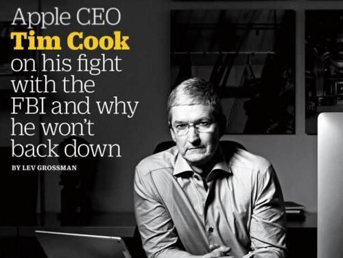 庫克反擊PBI要求泄露用戶信息 稱其可恥的行為