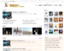 網(wǎng)站優(yōu)化案例：創(chuàng)意資訊唯美DAY